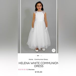 Beautiful! Brand new never worn First Communion dress by US Angels.
